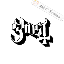 Ghost Music band Logo (4.5" - 30") Vinyl Decal in Different colors & size for Cars/Bikes/Windows