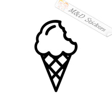 2x Ice Cream Vinyl Decal Sticker Different colors & size for Cars/Bikes/Windows