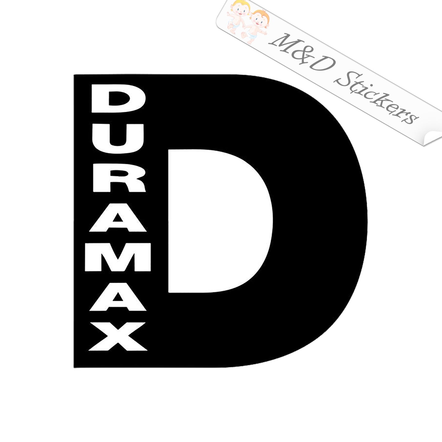 GMC Duramax engines script (4.5" - 30") Vinyl Decal in Different colors & size for Cars/Bikes/Windows
