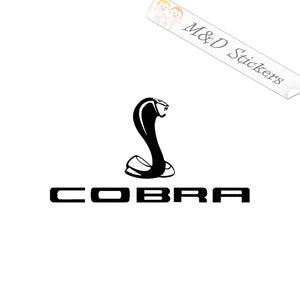Ford Cobra Shelby Logo (4.5" - 30") Vinyl Decal in Different colors & size for Cars/Bikes/Windows