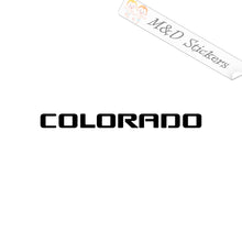 Chevrolet Colorado script (4.5" - 30") Vinyl Decal in Different colors & size for Cars/Bikes/Windows