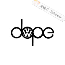 Volkswagen Dope (4.5" - 30") Vinyl Decal in Different colors & size for Cars/Bikes/Windows
