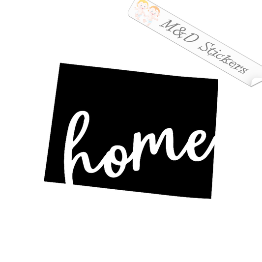 Colorado State Shape Home (4.5" - 30") Vinyl Decal in Different colors & size for Cars/Bikes/Windows