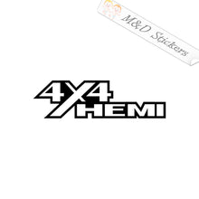 4x4 HEMI script (4.5" - 30") Vinyl Decal in Different colors & size for Cars/Bikes/Windows