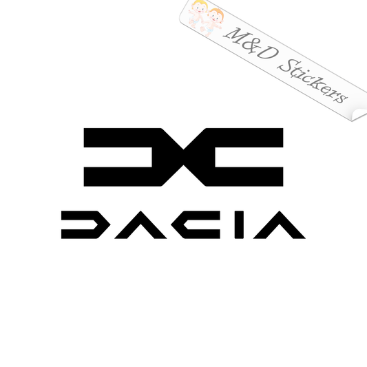 Dacia Cars Logo (4.5" - 30") Vinyl Decal in Different colors & size for Cars/Bikes/Windows