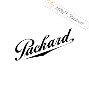 Packard Cars Logo (4.5" - 30") Vinyl Decal in Different colors & size for Cars/Bikes/Windows