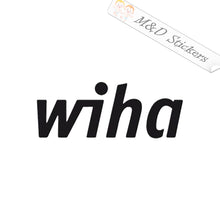 Wiha tools Logo (4.5" - 30") Vinyl Decal in Different colors & size for Cars/Bikes/Windows
