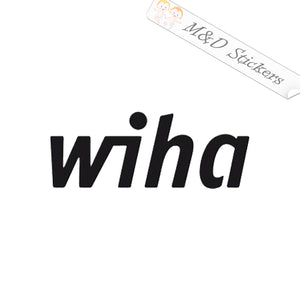Wiha tools Logo (4.5" - 30") Vinyl Decal in Different colors & size for Cars/Bikes/Windows