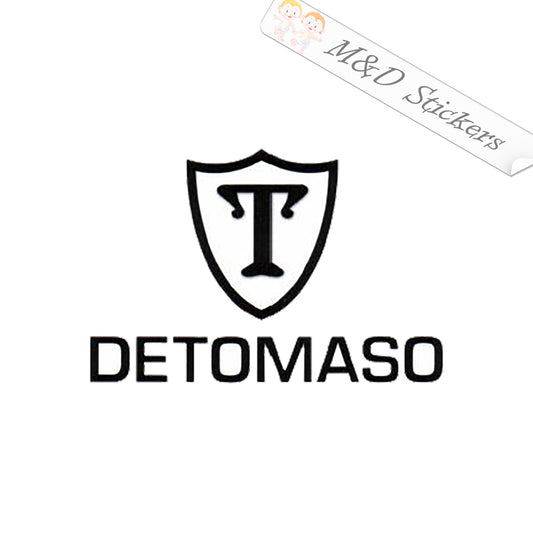 De Tomaso Automobili Cars Logo (4.5" - 30") Vinyl Decal in Different colors & size for Cars/Bikes/Windows