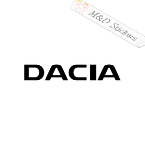 Dacia Cars Logo (4.5" - 30") Vinyl Decal in Different colors & size for Cars/Bikes/Windows