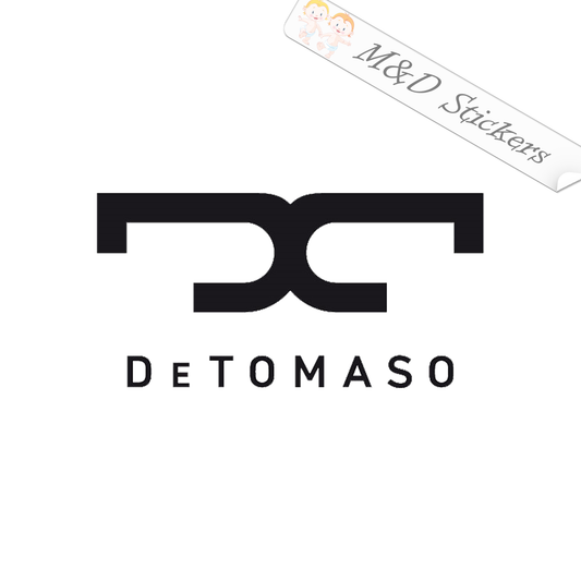 De Tomaso Automobili Cars Logo (4.5" - 30") Vinyl Decal in Different colors & size for Cars/Bikes/Windows
