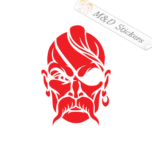 Ukrainian Cossack (4.5" - 30") Decal in Different colors & size for Cars/Bikes/Windows