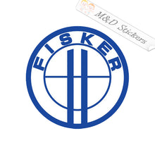 Fisker Cars Logo (4.5" - 30") Vinyl Decal in Different colors & size for Cars/Bikes/Windows