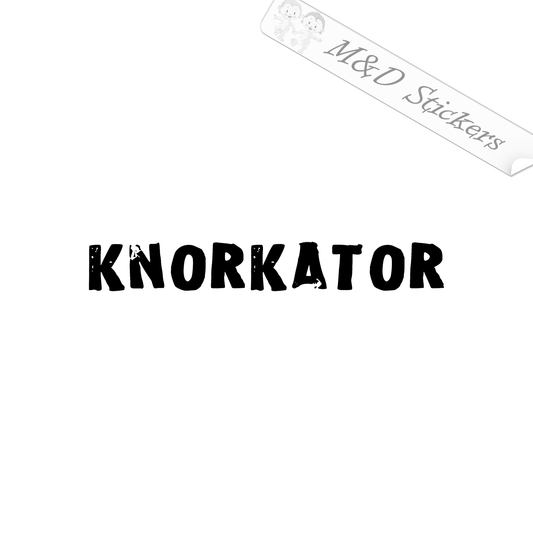 Knorkator Logo (4.5" - 30") Vinyl Decal in Different colors & size for Cars/Bikes/Windows