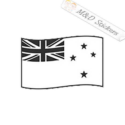 New Zealand Flag (4.5" - 30") Decal in Different colors & size for Cars/Bikes/Windows
