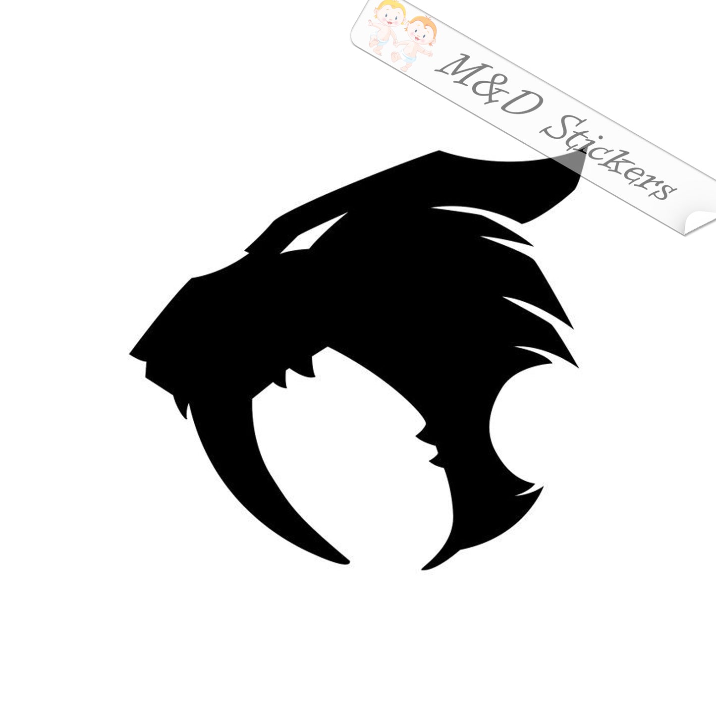 2x Smilodon Vinyl Decal Sticker Different colors & size for Cars/Bikes/Windows