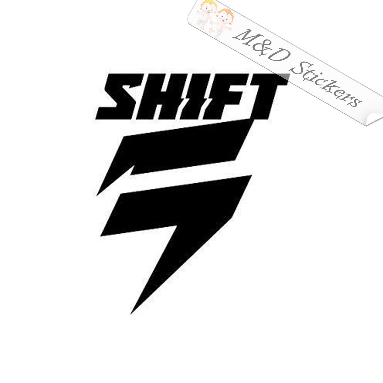 2x Shift Bicycles Logo Vinyl Decal Sticker Different colors & size for ...