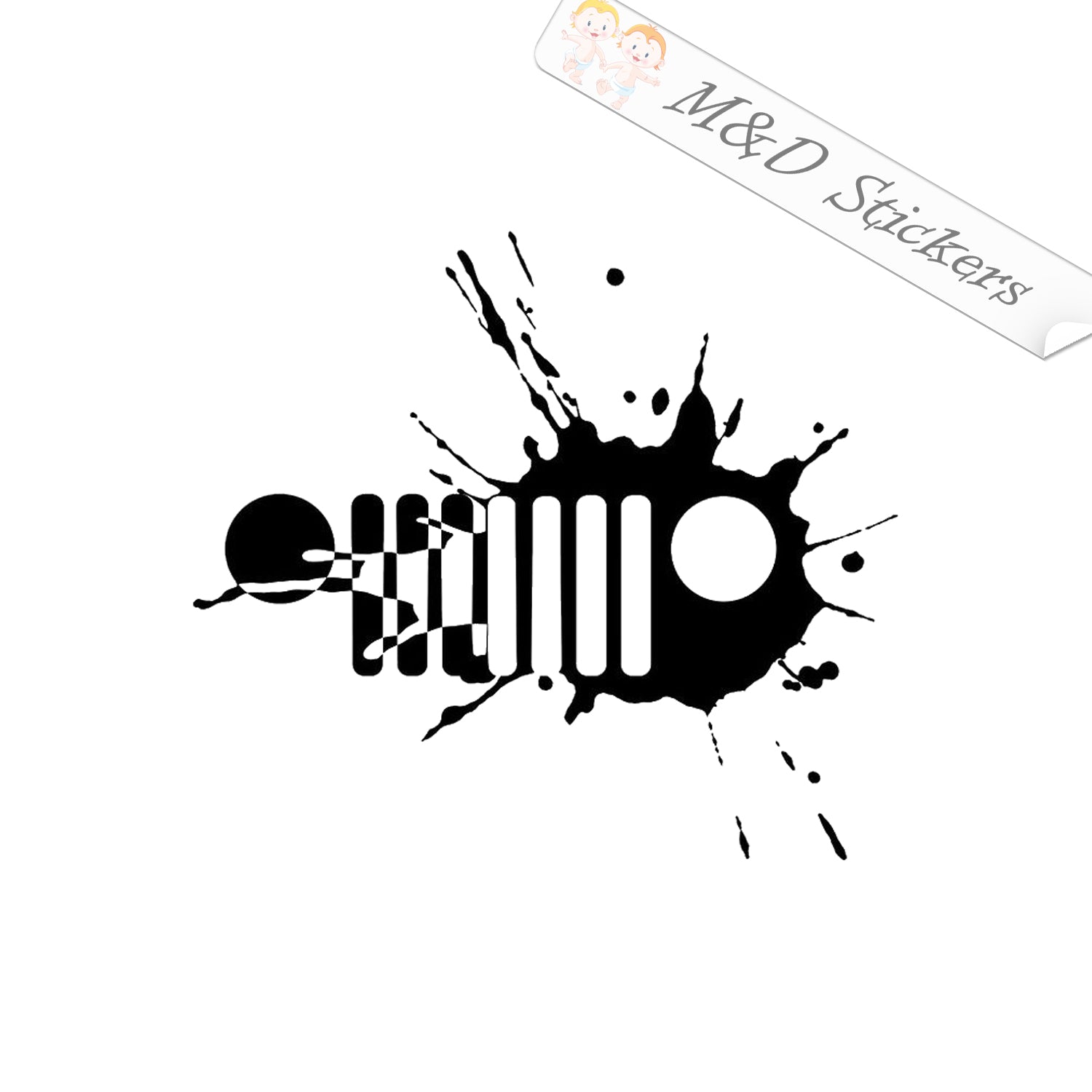 Boob Bouncer Jeep Decal SVG