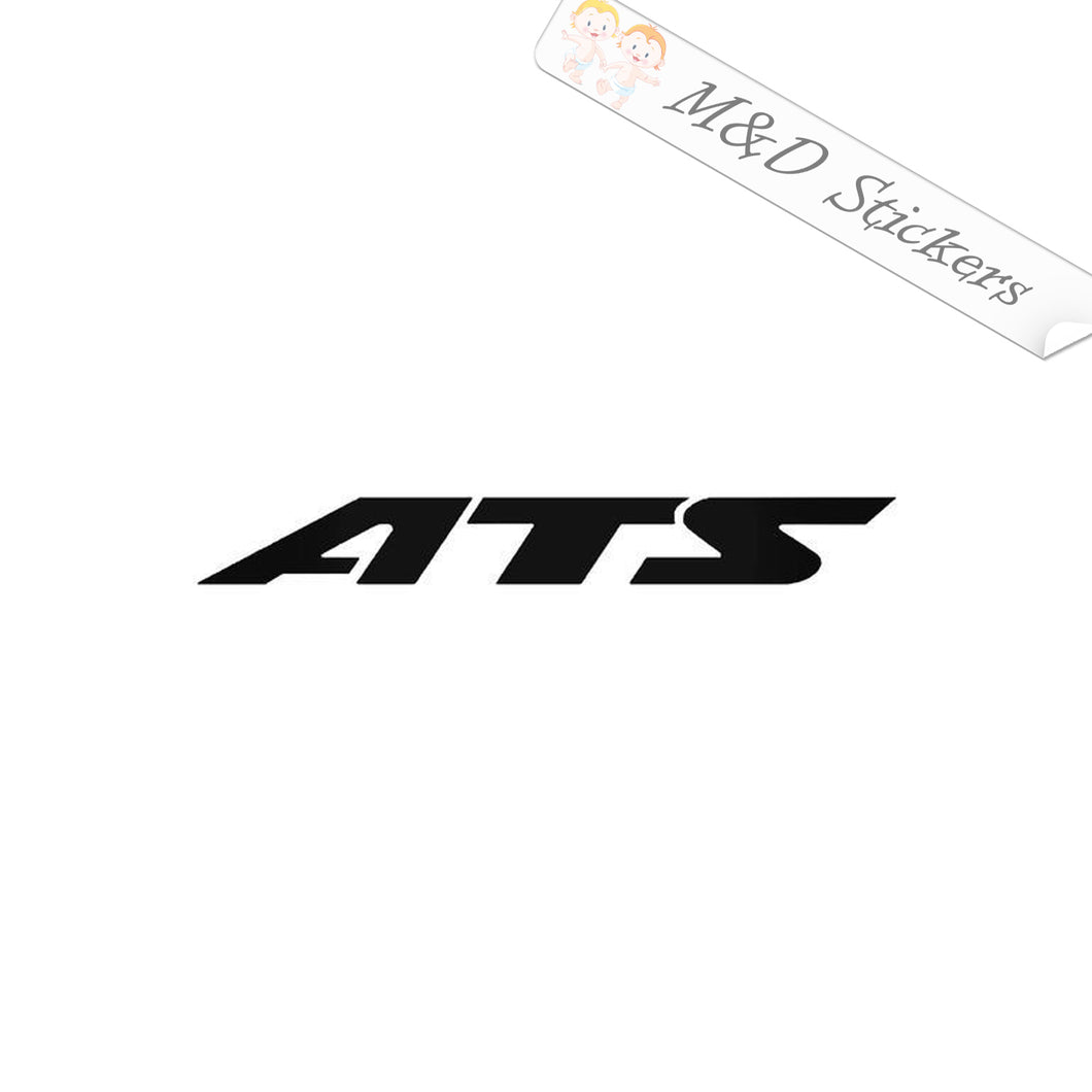 2x ATS Cadillac Vinyl Decal Sticker Different colors & size for Cars/Bikes/Windows