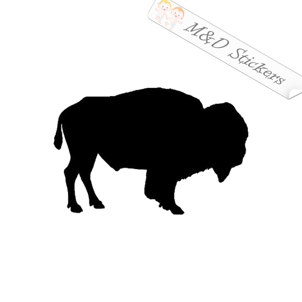 2x Bison Vinyl Decal Sticker Different colors & size for Cars/Bikes/Windows
