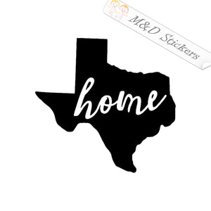 Texas State Shape Home (4.5" - 30") Vinyl Decal in Different colors & size for Cars/Bikes/Windows