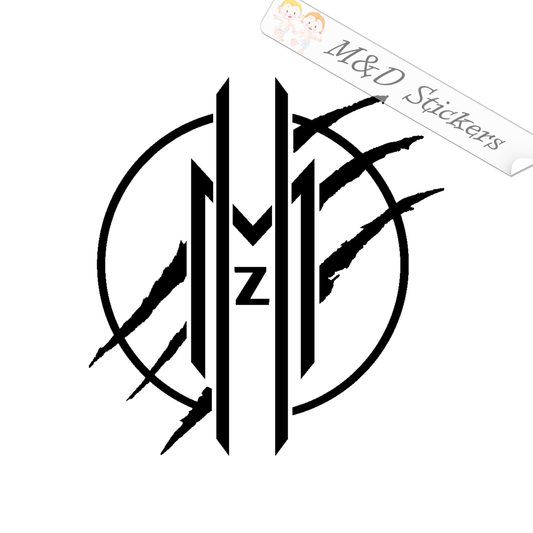 Megaherz Logo (4.5" - 30") Vinyl Decal in Different colors & size for Cars/Bikes/Windows