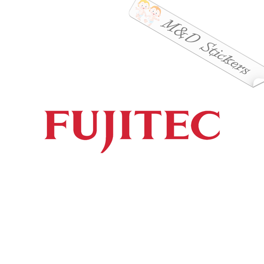 Fujitec elevators logo (4.5" - 30") Vinyl Decal in Different colors & size for Cars/Bikes/Windows