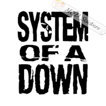 System of a Down Music band Logo (4.5" - 30") Vinyl Decal in Different colors & size for Cars/Bikes/Windows