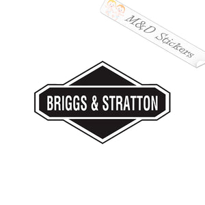Briggs & Stratton Lawn mowers logo (4.5" - 30") Vinyl Decal in Different colors & size for Cars/Bikes/Windows