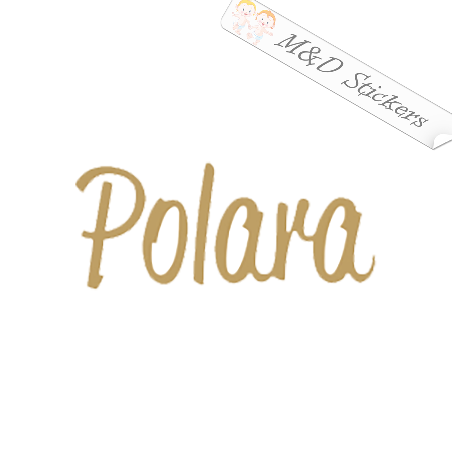 Polara golf balls Logo (4.5" - 30") Vinyl Decal in Different colors & size for Cars/Bikes/Windows