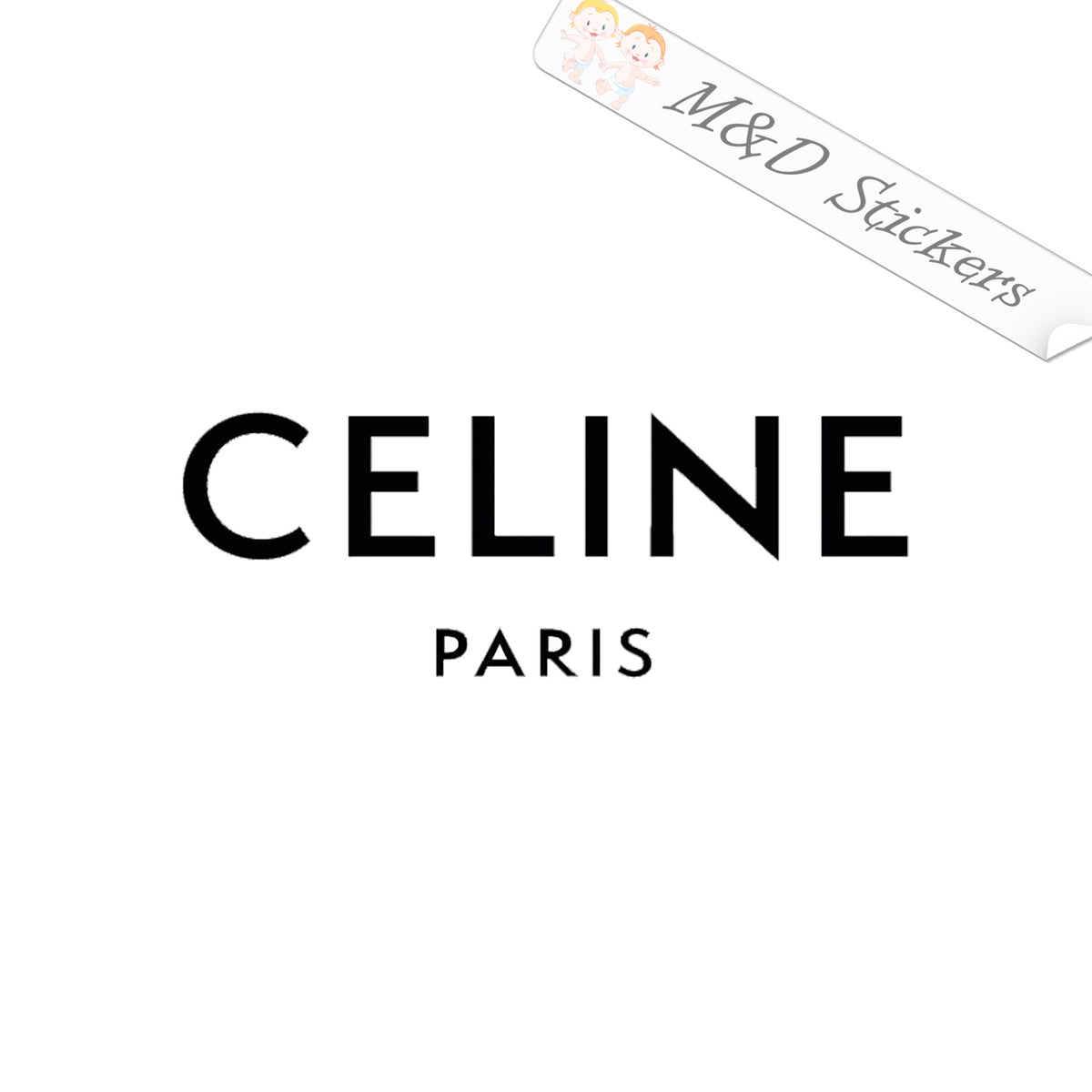 Celine sunglasses Logo (4.5" 30") Vinyl Decal in Different colors