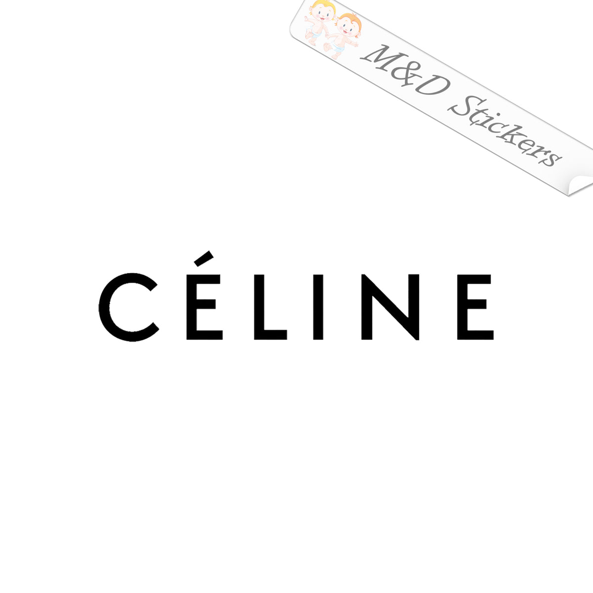 Celine sunglasses Logo (4.5" 30") Vinyl Decal in Different colors