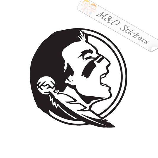 FSU Florida State University Seminoles football Logo (4.5" - 30") Vinyl Decal in Different colors & size for Cars/Bikes/Windows