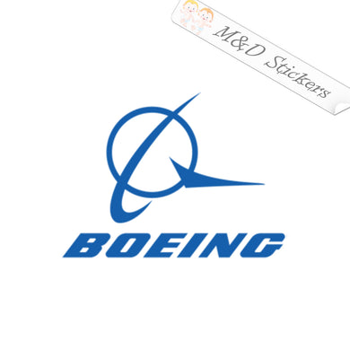 2x Boeing Logo Vinyl Decal Sticker Different colors & size for Cars/Bikes/Windows
