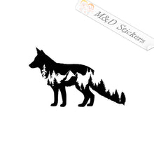 2x Wolf Nature Vinyl Decal Sticker Different colors & size for Cars/Bikes/Windows