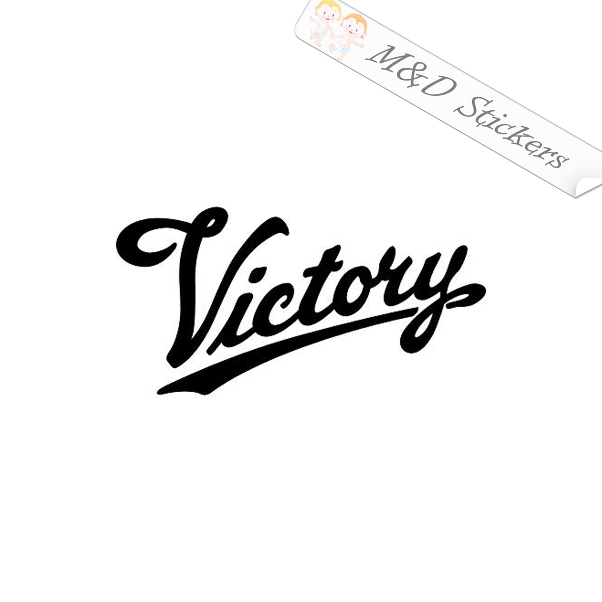 2x Victory Motorcycles Logo Vinyl Decal Sticker Different colors & siz ...