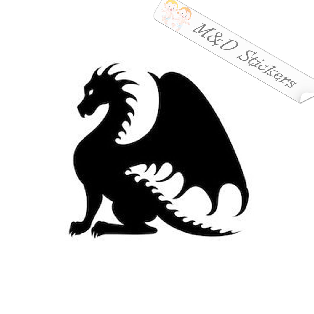 XL (extra large) Dragon Vinyl Decal Sticker Different colors & size for Cars/Bikes/Windows