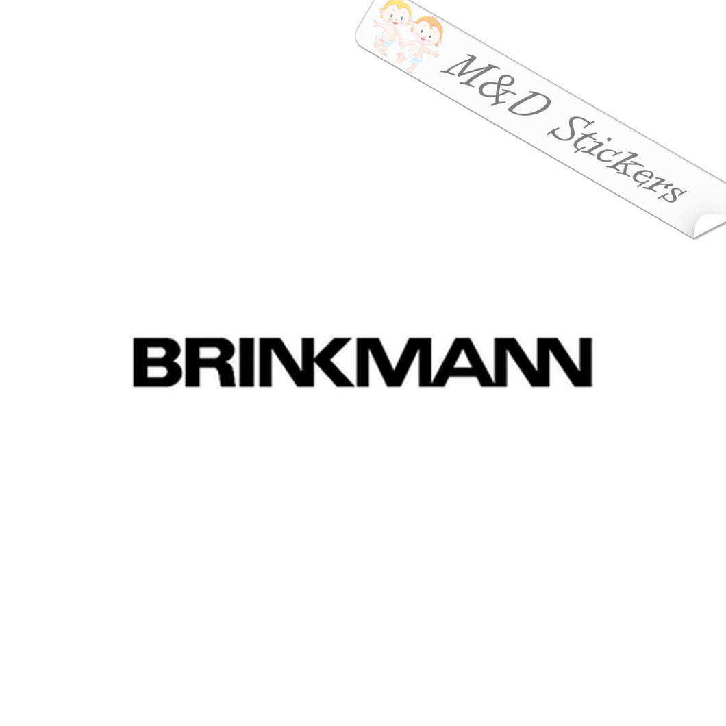 2x Brinkmann grill Logo Vinyl Decal Sticker Different colors & size for Cars/Bikes/Windows