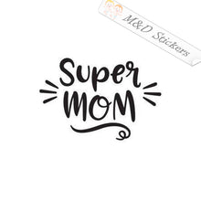 2x Super Mom Paw Vinyl Decal Sticker Different colors & size for Cars/Bikes/Windows