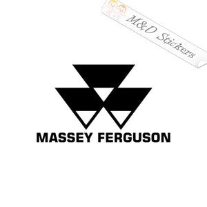 2x Massey Ferguson Tractors Logo Vinyl Decal Sticker Different colors & size for Cars/Bikes/Windows