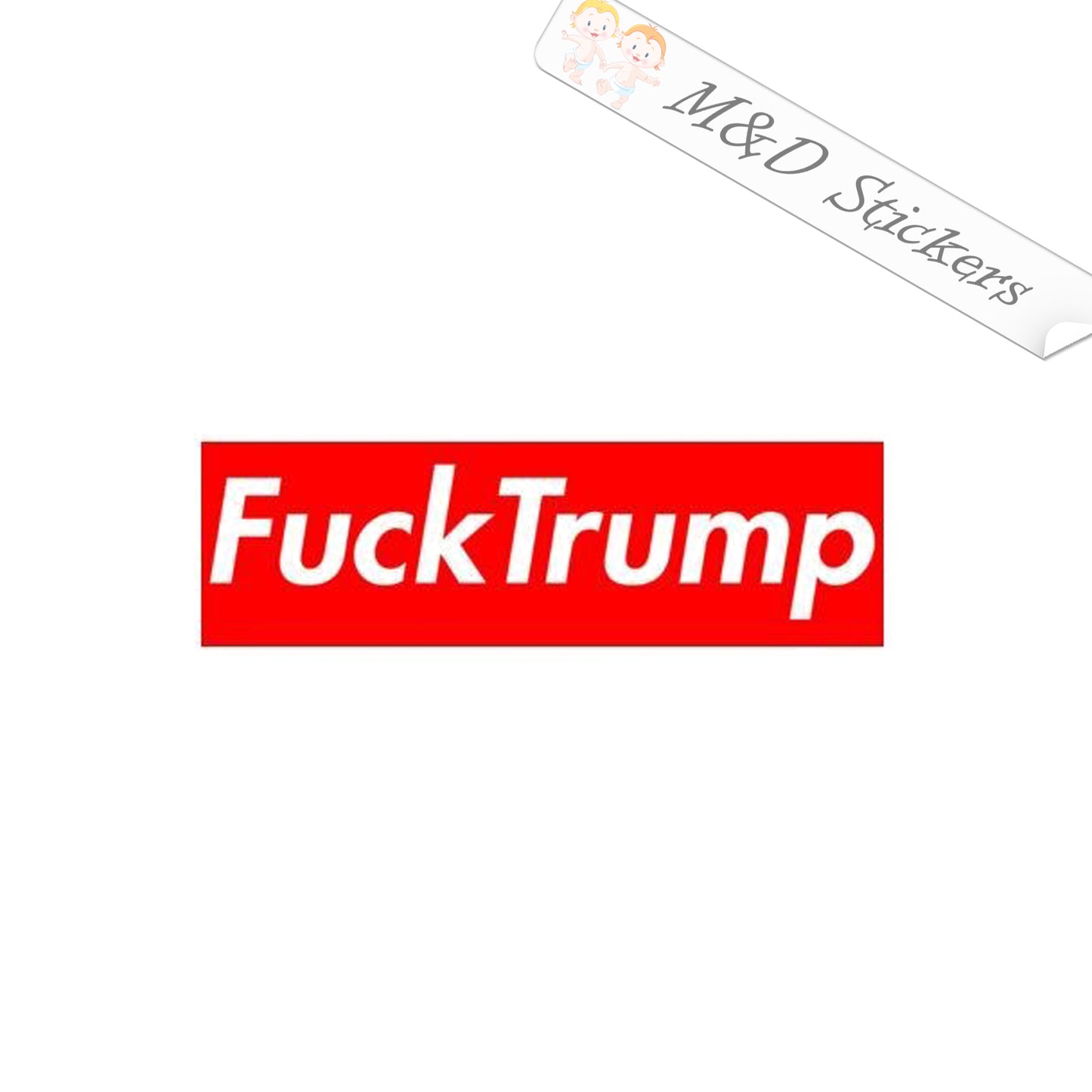 2x F*ck Trump 2020 Election Vinyl Decal Sticker Different colors & size for Cars/Bikes/Windows