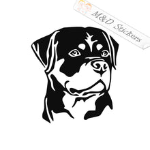 2x Rottweiler Dog Vinyl Decal Sticker Different colors & size for Cars/Bikes/Windows
