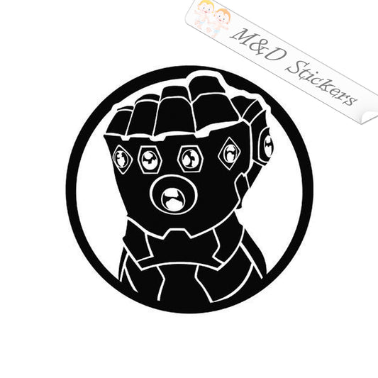 Thanos Glove The Infinity Gauntlet (4.5" - 30") Vinyl Decal in Different colors & size for Cars/Bikes/Windows
