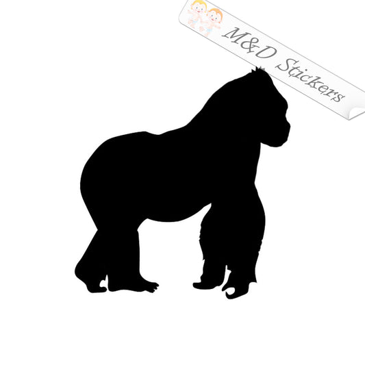 2x Gorilla Ape Monkey Vinyl Decal Sticker Different colors & size for Cars/Bikes/Windows