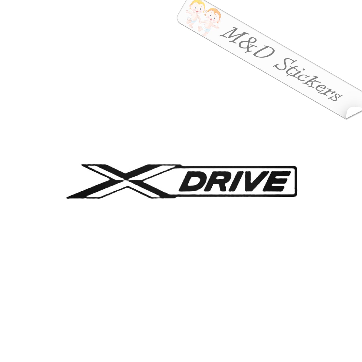 2x XDrive BMW Vinyl Decal Sticker Different colors & size for Cars/Bik –  M&D Stickers