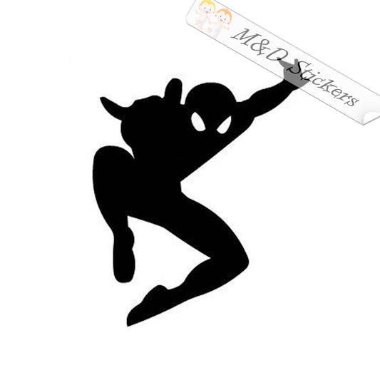 Spider man (4.5" - 30") Vinyl Decal in Different colors & size for Cars/Bikes/Windows