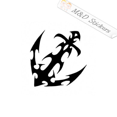 2x Anchor Vinyl Decal Sticker Different colors & size for Cars/Bikes/Windows
