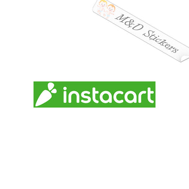 2x Instacart Logo Vinyl Decal Sticker Different colors & size for Cars/Bikes/Windows