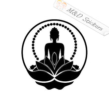 2x Buddha Buddah Sign Vinyl Decal Sticker Different colors & size for Cars/Bikes/Windows