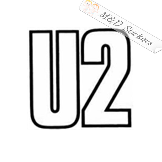 U2 Music band Logo (4.5" - 30") Vinyl Decal in Different colors & size for Cars/Bikes/Windows